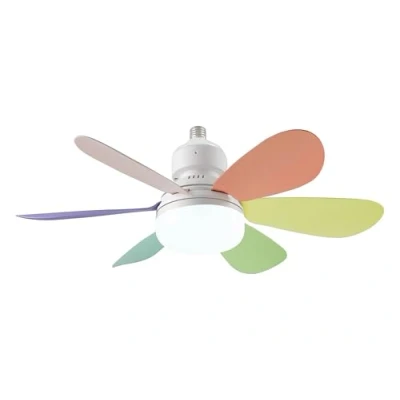 Afbeelding van BEPER P206VEN610 Plafondventilator, 40 W, verlichting en ventilatie met verwisselbaar design, 2 sets messen, 3 snelheden, afstandsbediening energiebesparende lamp