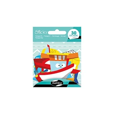 Afbeelding van Maildor AE179C Een zakje Sticky stickers met 30 grote stickers, transport