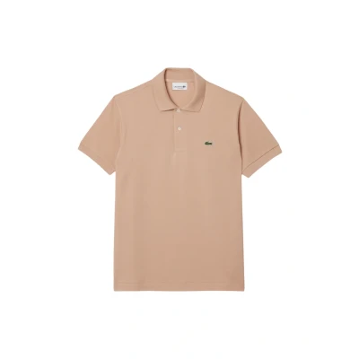Afbeelding van Lacoste Poloshirt, Heren, Maat: Medium, Beige rosé zih