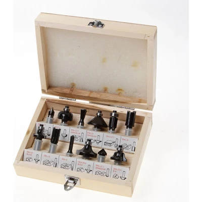 Afbeelding van RVS Frezenset 12 delig schacht 8mm