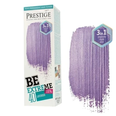 Image de Vip&#039;s Prestige Be Extreme 40 Coloration semi permanente Pigment pur Donne de la couleur aux cheveux colorés ou gris Résultat temporaire sans ammoniaque, paraben, PPD