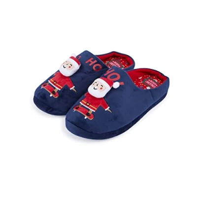 Afbeelding van Tokyo Laundry Merry Christmas kerstpantoffels voor heren, Ho Marine