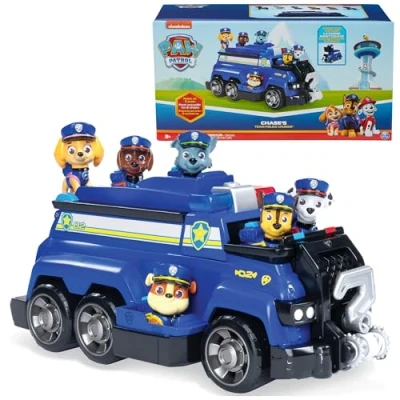 Afbeelding van PAW PATROL Team Cruiser, grootschalig voertuig met Chase, Marshall, Skye, Rubble, Rocky &amp; Zuma Action figuren, speelgoed voor jongens en meisjes leeftijden 3+