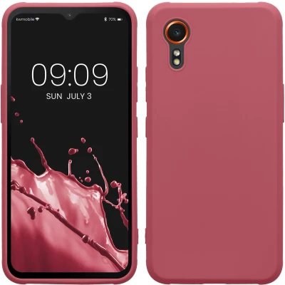 Afbeelding van kwmobile telefoonhoesje geschikt voor Samsung Galaxy Xcover7 Hoesje smartphone Back cover in donkerroze