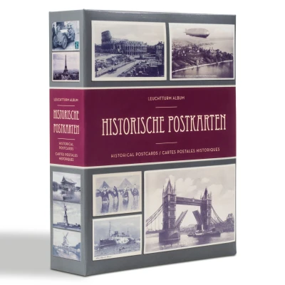 Afbeelding van Leuchtturm Leuchtturm, FC, Album (gebonden) voor Ansichtkaarten 145x95 mm. (200 st.) met 50 bladen Designprint afm: 192x230x55 per st.