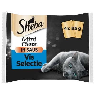 Afbeelding van Sheba Mp Delice Kattenvoer Vis 4x85 g