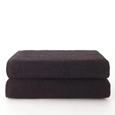 Afbeelding van Top Towels Set van 2 badhanddoeken, 100% katoen, 500 g/m², afmetingen: 70 x 140 cm