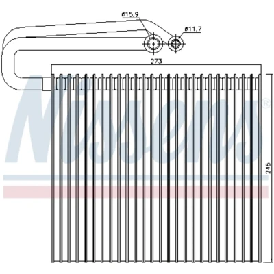Afbeelding van Nissens Airco verdamper 92165