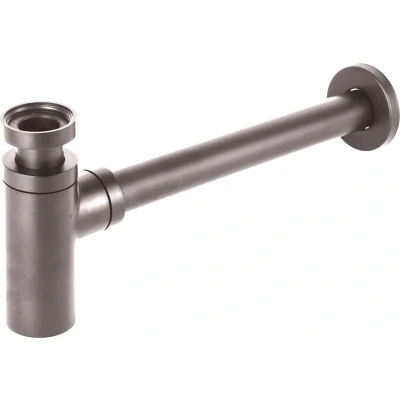 Afbeelding van Allibert Sidi Decoratieve Siphon Geborsteld Inox