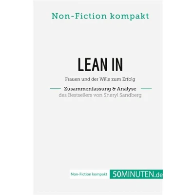 Image de Lean In. Zusammenfassung &amp; Analyse des Bestsellers von Sheryl Sandberg