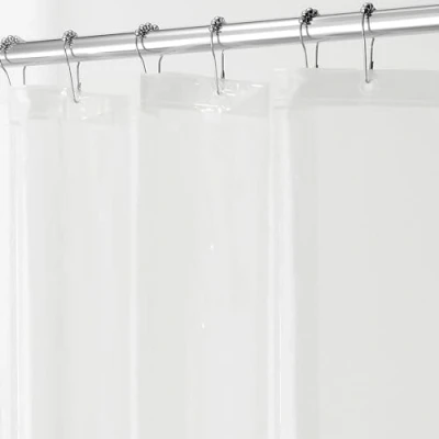 Afbeelding van InterDesign 3.0 Liner voor douchegordijn groot schimmelbestendig PEVA 183 0 cm x met 12 oogjes, transparant