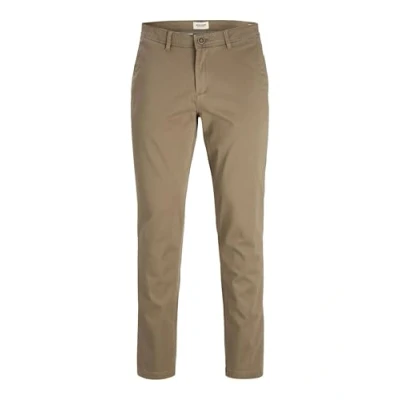 Image de JACK &amp; JONES Jpstmarco Jjbowie Noos Pantalon chino pour homme, Morel, 32W / 36L