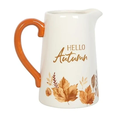 Afbeelding van Hello Autumn bloemenkan, Halloween bord, decoraties en geschenken, griezelige seizoensdecoratie voor een feestelijke sfeer