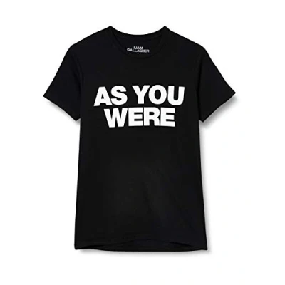 Afbeelding van Liam Gallagher As You Were Heren T shirt S Zwart