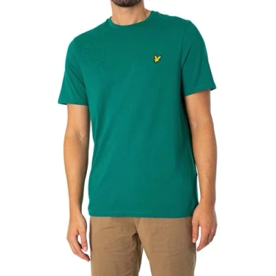Afbeelding van Lyle &amp; Scott Plain Tshirt basic, Heren, Maat: Small, Court green