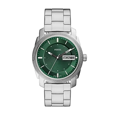 Afbeelding van Fossil Machine FS5899 Herenhorloge 42 mm Zilverkleurig