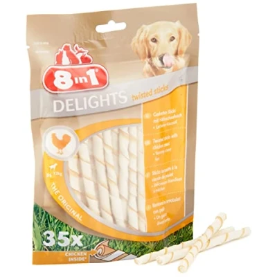 Afbeelding van 8in1 Delights Twisted Sticks Kip 35 stuks