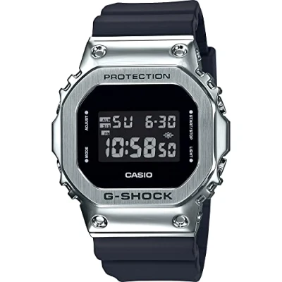 Afbeelding van G Shock dames The Origin horloge GM 5600 1ER in de kleur Donkerblauw
