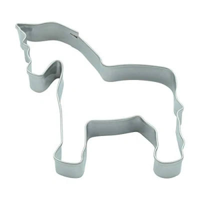 Afbeelding van BekkiB uitsteekvorm paard ca. 7 x 6,5 cm van roestvrij staal vaatwasmachinebestendig voor het bakken koekjes 8068