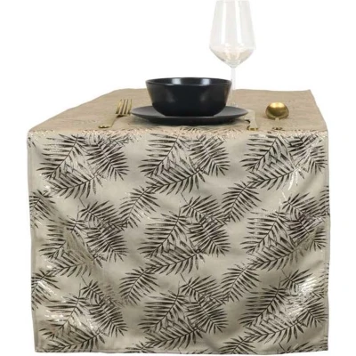 Afbeelding van Unique Living Tafelloper Sid 45x150cm ivory