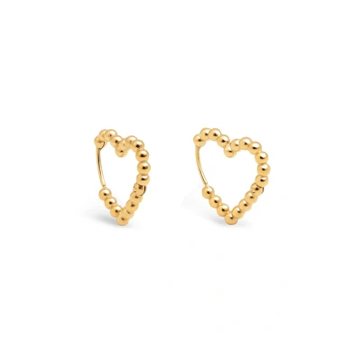 Afbeelding van Singularu CORA DOTS Oorbellen goldcoloured, Dames, Maat: One Size, Gold coloured