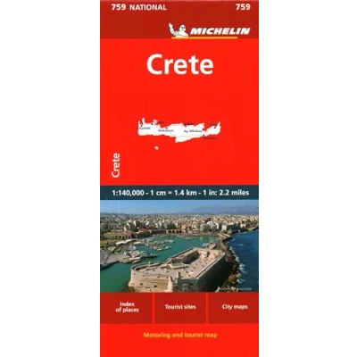 Afbeelding van Crete Michelin National Map 759