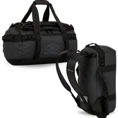 Afbeelding van Highlander sporttas Storm Kitbag 30 liter Heavy Duty Zwart