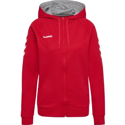 Afbeelding van Hummel Sweater met rits, Dames, Maat: 42, True red