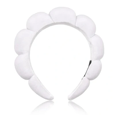 Afbeelding van DRESHOW Vrouwen Spa Hoofdband Gezichtswassen Spons Bewolkte Sponsstof voor Make up en Huidverzorging