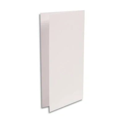 Afbeelding van Clairefontaine 22585C verpakking met 25 dubbele kaarten formaat DL (10,6 x 21,3 cm) 210 g/m² kleur: iriserend wit uitnodigingskaarten voor evenementen en correspondentie pollen serie