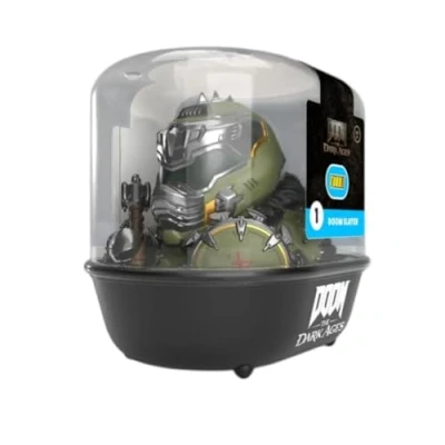 Image de TUBBZ Première édition : Doom The Dark Ages Slayer Cosplay Rubber Duck Figurine en vinyle