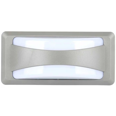 Afbeelding van V TAC VT 8058 N LED Wall Lights Softlight Bulkhead IP65 Grey 12 Watts 1160 Lumens 4000K