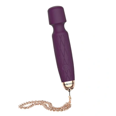 Afbeelding van Bodywand Luxe Mini USB Wand Vibrator Paars