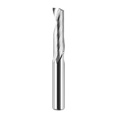 Afbeelding van SpeTool frees, 6 mm, aluminium 1 tand, spiraalsnijder, spiraalfrees, CNC 22 snijlengte, wolfraamcarbide, monoblok, frees voor aluminium, messing, acryl