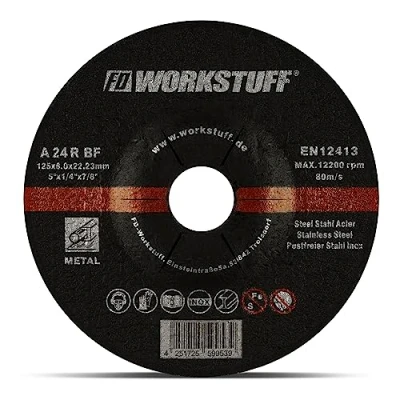 Afbeelding van FD Workstuff 10 stuks afbraamschijven Ø 115 x 6 mm, voor haakse slijper, slijpschijf, staal en non ferrometaal