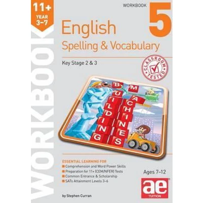 Afbeelding van 11+ Spelling and Vocabulary Workbook 5