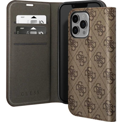 Afbeelding van Guess 4G Book Case geschikt voor Apple iPhone 14 Pro Max (6.7&quot;) Bruin