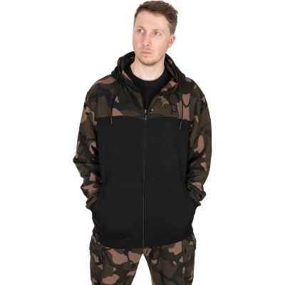 Afbeelding van Fox LW Black/Camo Split Zip Hoody M Vis trui