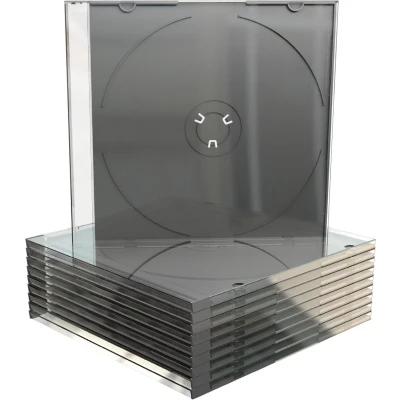Afbeelding van MediaRange CD Slimcase 5.2mm Zwart 100 Stuks