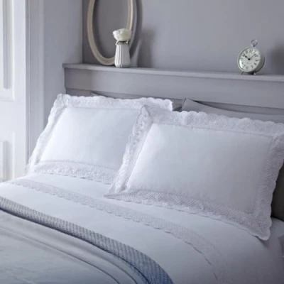 Afbeelding van Serene La Renaissance onderhoudsvriendelijk beddengoed, wit, kingsize