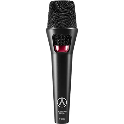 Afbeelding van Austrian Audio OD303 podiummicrofoon met open Acoustics technologie (brede frequentieband, feedbackstabiliteit, design, geïntegreerde 3D pop ruisdiffuser, uniek geluid) zwart