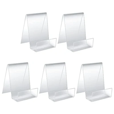 Afbeelding van 5 stuks boekenstandaard van transparant acryl Voor foto&#039;s, boeken, muziek, handwerk