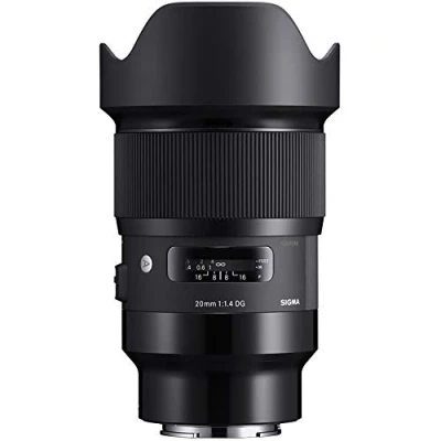 Image de Objectif hybride Sigma 20 mm f/1.4 DG HSM Art Noir Monture Sony FE