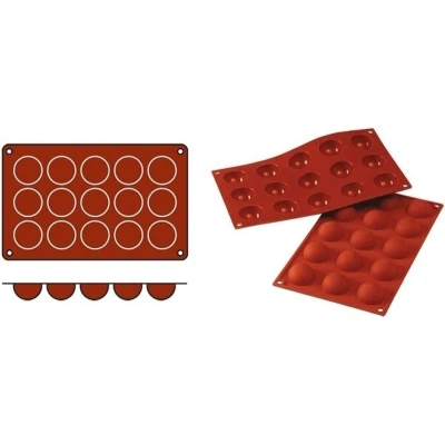 Afbeelding van bakmat Half Sphere Mini, 070051, Silikomart
