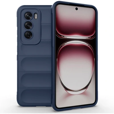 Afbeelding van imoshion Hoesje Geschikt voor Oppo Reno 12 Pro Siliconen EasyGrip Backcover Donkerblauw