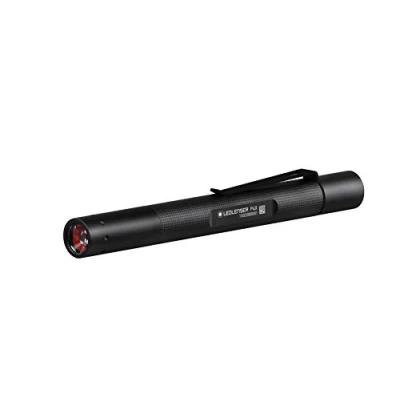 Afbeelding van Ledlenser P4X led zaklamp, 120 lumen, focus, maximale looptijd van 20 uur, stabiele metalen behuizing, bereik 80 m, werkt op 2 AAA batterijen, batterijen inbegrepen