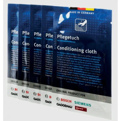 Image de Bosch Chiffons nettoyants d entretien inox 00312007