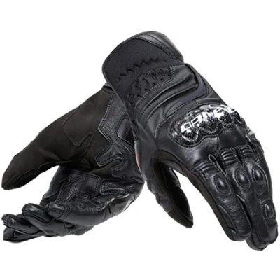 Afbeelding van Dainese Carbon 4 Short Leather Gloves Black 3XL Maat Handschoen