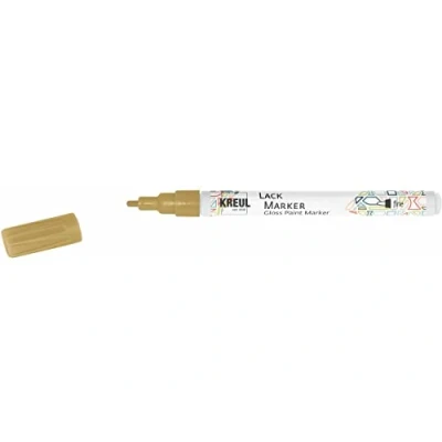 Afbeelding van KREUL 47220 Hobby Line permanente marker FINE, ronde punt, 1 2 mm, goud