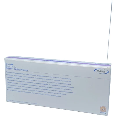 Afbeelding van Maimed porefix transparante waterproof pleister 20cm x 10 cm (per stuk steriel verpakt 25 stuks)